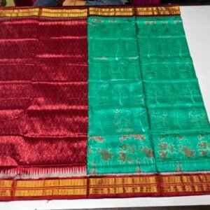 Tishu pata Handloom saree