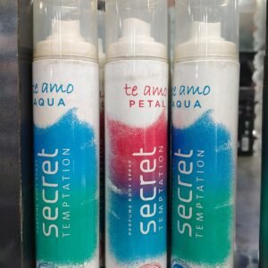 Secret Temptation Te Amo Perfume Body Spray – Aqua & Petal | 0% Gas