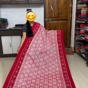 New Collection Sambalpuri Pure Cotton Saree 💙✨ Best Colour Combination