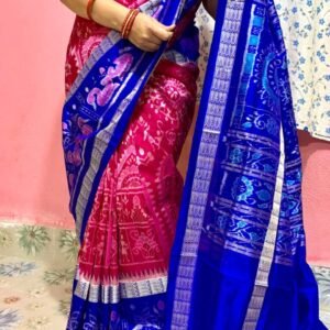Sambalpuri pure silk pata saree